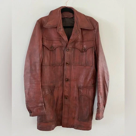 Vintage | Jackets & Coats | Reddish Brown Vintage 8s90s Faux